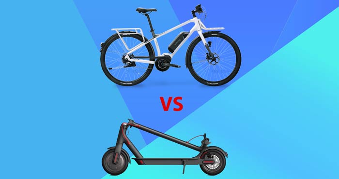 håndtag beundre Horn Electric bike vs Electric scooter - Electric Scooter Review Blog